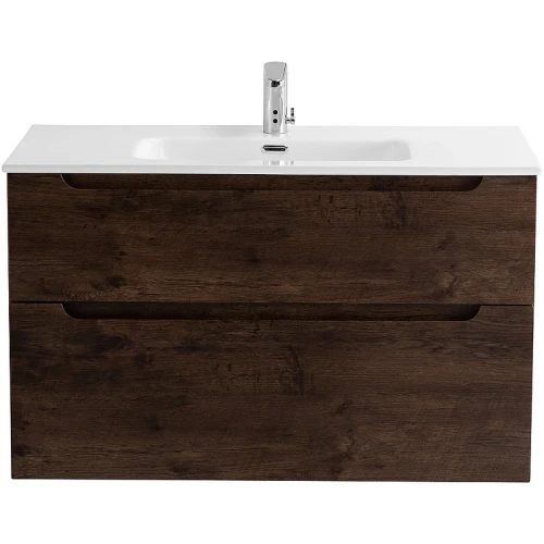 Тумба под раковину BelBagno Etna-H60 100 ETNA-H60-1000-2C-SO-RW-P подвесная Rovere Moro МДФ / ЛДСП