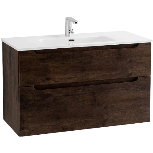 Тумба под раковину BelBagno Etna-H60 100 ETNA-H60-1000-2C-SO-RW-P подвесная Rovere Moro МДФ / ЛДСП