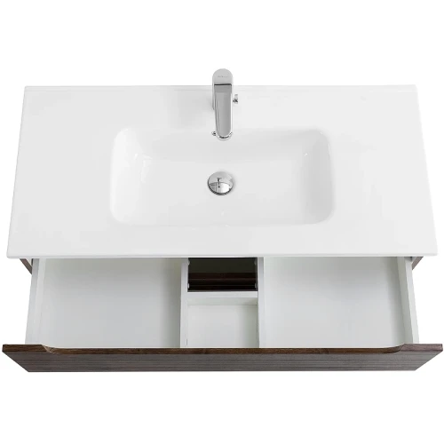 Тумба под раковину BelBagno Etna-H60 100 ETNA-H60-1000-2C-SO-RW-P подвесная Rovere Moro МДФ / ЛДСП