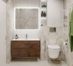 Тумба под раковину BelBagno Etna-H60 100 ETNA-H60-1000-2C-SO-RW-P подвесная Rovere Moro МДФ / ЛДСП