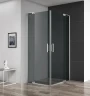 Душевой уголок Cezares Slider 100x90 SLIDER-AH-2-80/90-90/100-GRIGIO-Cr профиль Хром стекло серое
