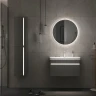 Шкаф пенал Equil Elegante 36 ppELGNT36.R-24.26 подвесной с подсветкой цвет Амарок Белый