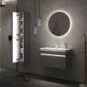 Шкаф пенал Equil Elegante 36 ppELGNT36.R-24.26 подвесной с подсветкой цвет Амарок Белый