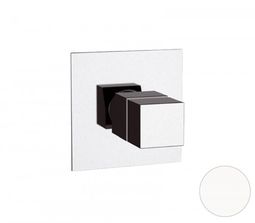 Смеситель для душа Remer Q-Elegance QT30BO с термостатом цвет Белый матовый