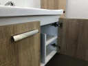 Тумба с раковиной Comforty Рига 80 00004139026 подвесная Дуб сонома МДФ / ЛДСП