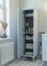 Шкаф пенал Caprigo Borgo 40 L 33450L-В231 Белый матовый МДФ / ЛДСП