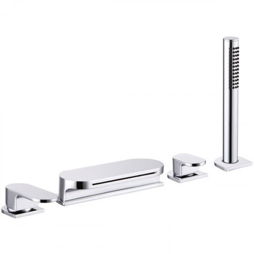 Смеситель на борт ванны Ravak Chrome CR 025.00 X070073 Хром латунь