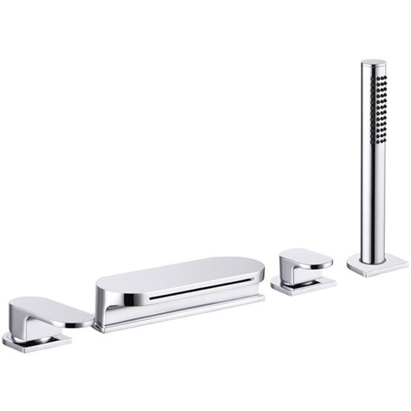Смеситель на борт ванны Ravak Chrome CR 025.00 X070073 Хром латунь