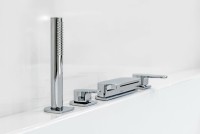 Смеситель на борт ванны Ravak Chrome CR 025.00 X070073 Хром латунь
