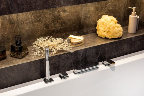 Смеситель на борт ванны Ravak Chrome CR 025.00 X070073 Хром латунь