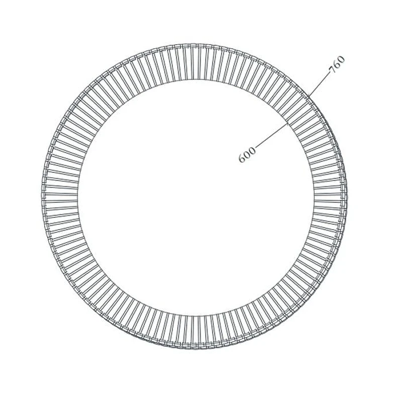Зеркало Artceram 76 ACS01805 с подсветкой цвет Белый матовый с сенсорным выключателем