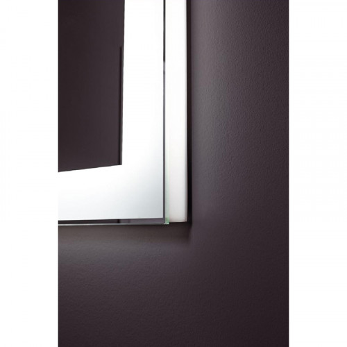 Зеркало Dreja Kvadro 100х85 77.9013W с подсветкой Белое стекло