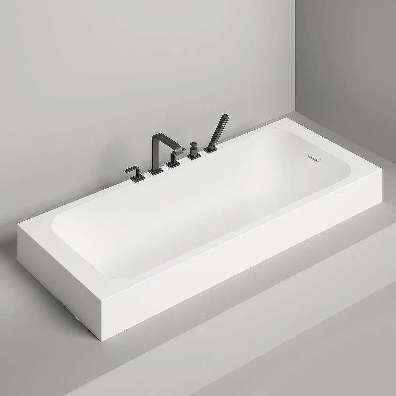 Ванна из искусственного камня Salini Orlanda Kit 180х80 102112M Белая матовая