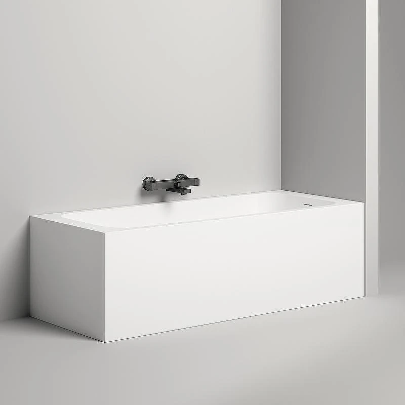 Ванна из искусственного камня Salini Orlanda Kit 180х80 102112M Белая матовая