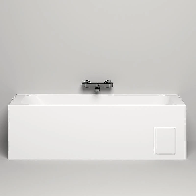 Ванна из искусственного камня Salini Orlanda Kit 180х80 102112M Белая матовая