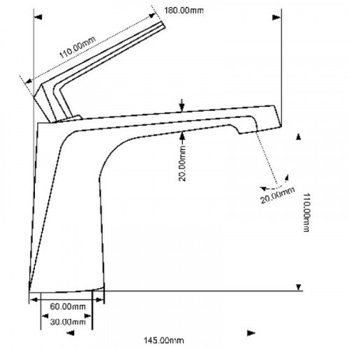 Смеситель для раковины Royce Valerie RCM-111801CR Хром латунь