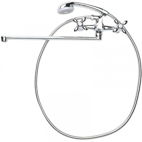 Смеситель для ванны Agger Retro  A1921100 универсальный Хром латунь на стену