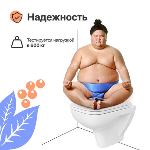 Унитаз подвесной DIWO Сочи (1119970) цвет Белый глянцевый с сиденьем Микролифт