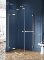 Душевое ограждение New Trendy AVEXA Gold x EXK-3034