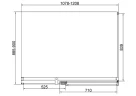 Душевой уголок Vincea Экстенза (Extenza) 120х90 VSR-4EX111290CLGM профиль Вороненая сталь стекло прозрачное