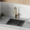 Смеситель для кухни Sancos Grand SC4002BG Золото брашированное латунь