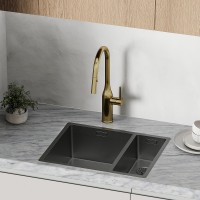 Смеситель для кухни Sancos Grand SC4002BG Золото брашированное латунь