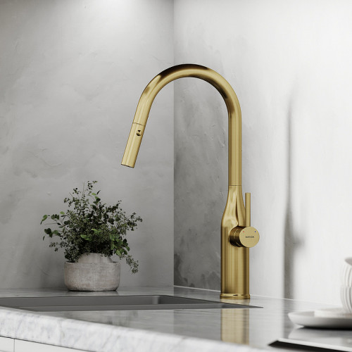 Смеситель для кухни Sancos Grand SC4002BG Золото брашированное латунь