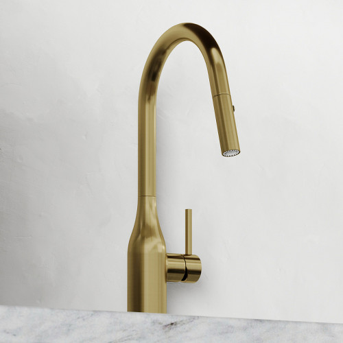 Смеситель для кухни Sancos Grand SC4002BG Золото брашированное латунь
