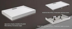 Душевой поддон из искусственного камня WeltWasser WW TRS 90 STONE-WT 90x90 10000004366 Белый