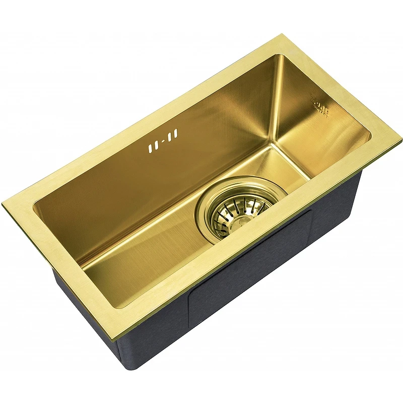 Кухонная мойка ZorG PVD Bronze 23 SZR-2344 BRONZE Бронза нержавеющая сталь встраиваемый