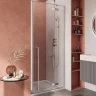 Душевая дверь Cezares Liner 90 R LINER-B-12-90-C-Cr-R профиль Хром стекло прозрачное