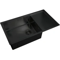 Кухонная мойка ZorG Light Grafit ZL R 780440 GRAFIT Графит нержавеющая сталь встраиваемый
