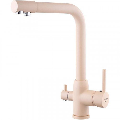 Смеситель для кухни Melodia della vita Ostessa Filtro MDV40618bg Бежевый латунь