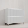 Тумба под раковину Style Line Марокко Plus 100 ЛС-00002507 цвет Белый матовый