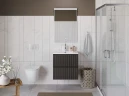 Тумба под раковину BelBagno Uno 70 UNO-700-2C-SO-GSO подвесная цвет Темно-серый матовый