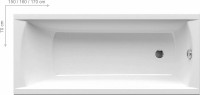 Акриловая ванна Ravak Classic 160x70 C531000000 без гидромассажа