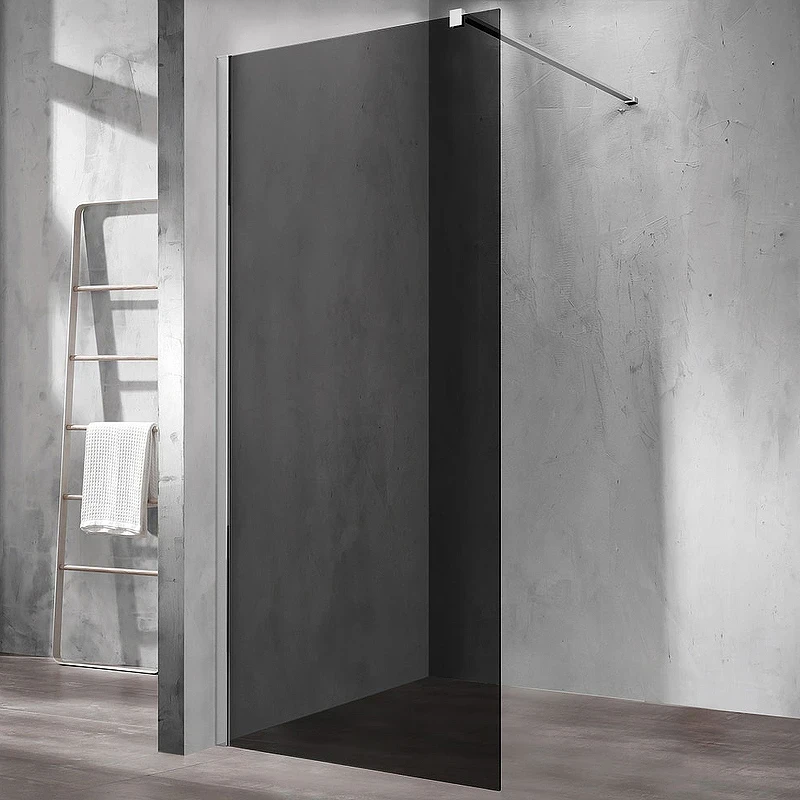 Душевая перегородка Vincea Walk-In 90 VSW-1H900CG профиль Хром стекло тонированное