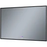 Зеркало Grossman Pragma-норма Black 100 18100802 с подсветкой Черное с сенсорным выключателем и подогревом стекло