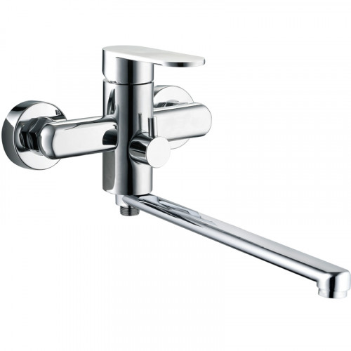Смеситель для ванны G-Lauf NOB7-A128 универсальный Хром цинк на стену