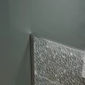 Душевая перегородка Azario Walk-In 100 AZ-275-100-MGR-CBR профиль Графит матовый стекло с узором Битое стекло