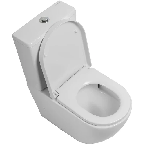 Унитаз компакт BelBagno Sfera-Tor BB2141CP-TOR/BB2141T/BB865SC с бачком и сиденьем Микролифт фаянс напольный