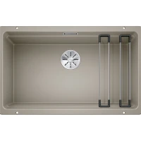 Кухонная мойка Blanco Etagon 700-U Silgranit 525174 Серый беж искусственный камень (литьевой мрамор) встраиваемый