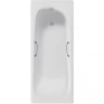 Чугунная ванна Delice Continental 170x70 DLR230613R с отверстиями под ручки без антискользящего покрытия