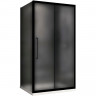 Душевой уголок Abber Schwarzer Diamant 160x80 AG30160BMH-S80BM профиль Черный стекло матовое