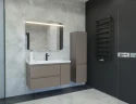Тумба под раковину Caprigo Forte 100 36115R-SF025 подвесная цвет Айрон