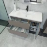 Тумба под раковину Caprigo Forte 100 36115R-SF025 подвесная цвет Айрон