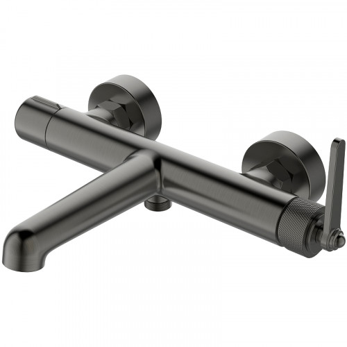 Смеситель для ванны ESKO Bangkok Gun metal BG54GM Оружейная сталь латунь на стену