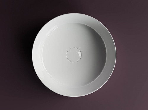 Раковина-чаша Ceramicanova Element 36 CN6032 Белая фарфор накладная