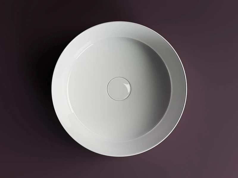 Раковина-чаша Ceramicanova Element 36 CN6032 Белая фарфор накладная