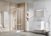 Душевая стенка Ravak Supernova APSS-75 94030UR2Z1 профиль Сатин стекло Transparent